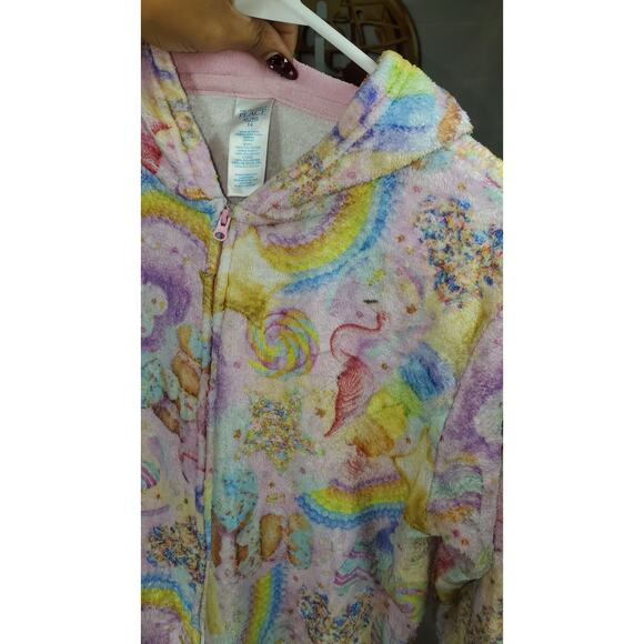 The Children’s Place Rainbow Fleece Hooded One Piece 14 XL - Picture 6 of 6